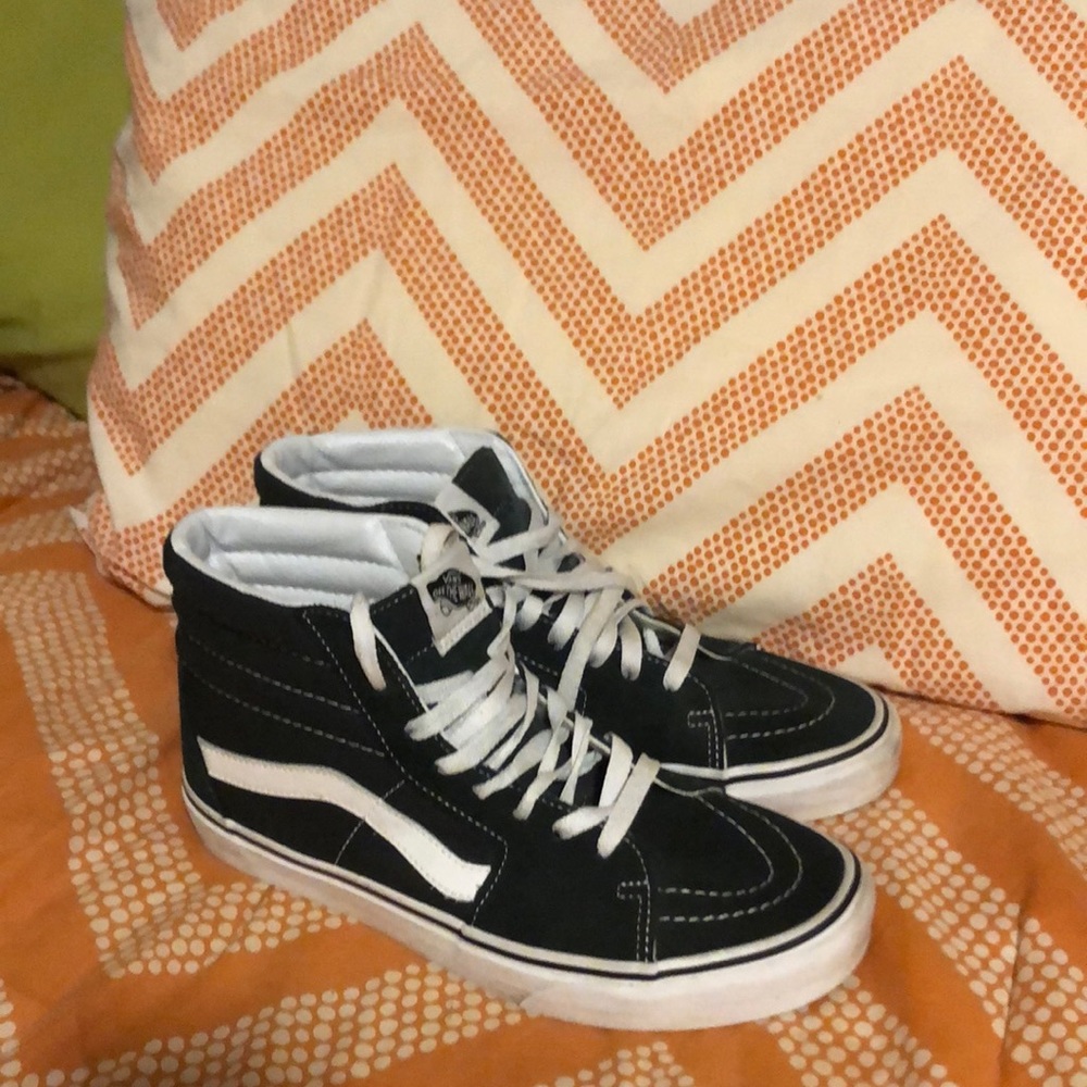 Vans high top sneakers, size 9 men/11 women